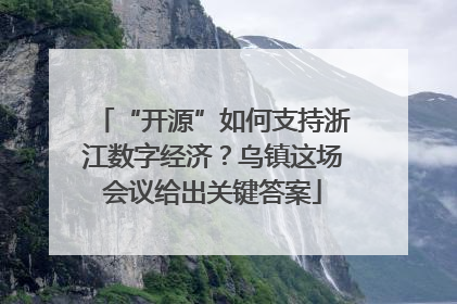 “开源”如何支持浙江数字经济？乌镇这场会议给出关键答案