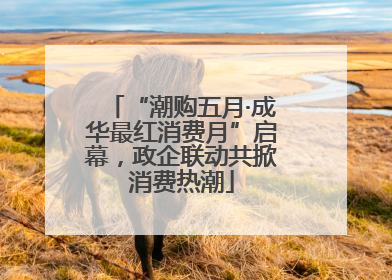 “潮购五月·成华最红消费月”启幕，政企联动共掀消费热潮