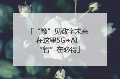 “豫”见数字未来 在这里5G+AI“智”在必得