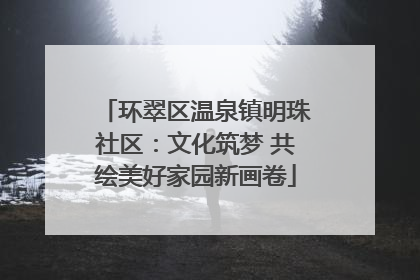 环翠区温泉镇明珠社区：文化筑梦 共绘美好家园新画卷