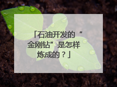 石油开发的“金刚钻”是怎样炼成的？
