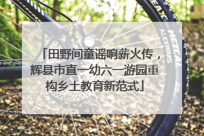 田野间童谣响薪火传，辉县市直一幼六一游园重构乡土教育新范式