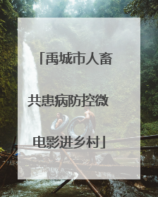 禹城市人畜共患病防控微电影进乡村