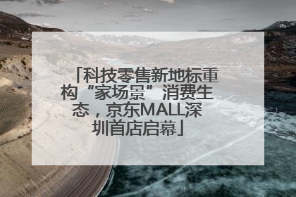 科技零售新地标重构“家场景”消费生态，京东MALL深圳首店启幕