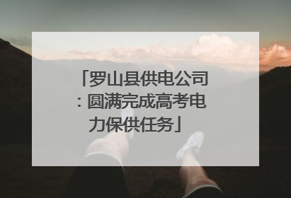 罗山县供电公司：圆满完成高考电力保供任务