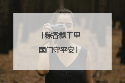 粽香飘千里 国门守平安