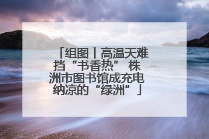 组图丨高温天难挡“书香热” 株洲市图书馆成充电纳凉的“绿洲”