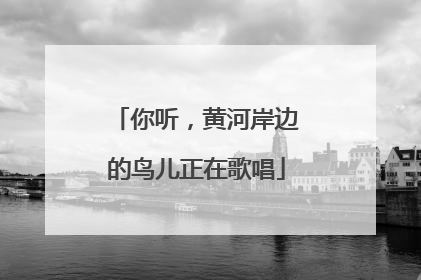 你听，黄河岸边的鸟儿正在歌唱