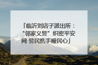 临沂刘店子派出所：“邻家义警”织密平安网 警民携手暖民心