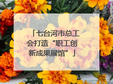 七台河市总工会打造“职工创新成果展馆”