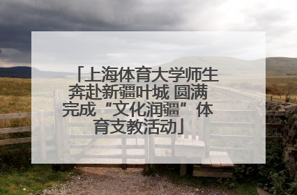 上海体育大学师生奔赴新疆叶城 圆满完成“文化润疆”体育支教活动