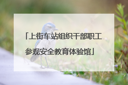 上街车站组织干部职工参观安全教育体验馆