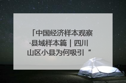 中国经济样本观察·县域样本篇｜四川山区小县为何吸引“村播”扎堆？