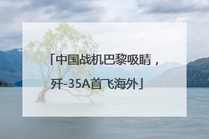 中国战机巴黎吸睛，歼-35A首飞海外