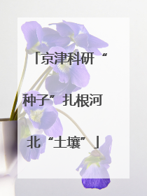 京津科研“种子”扎根河北“土壤”