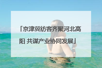 京津冀纺客齐聚河北高阳 共谋产业协同发展
