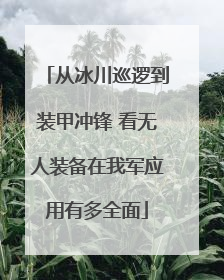 从冰川巡逻到装甲冲锋 看无人装备在我军应用有多全面