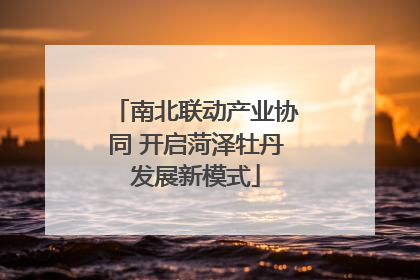 南北联动产业协同 开启菏泽牡丹发展新模式