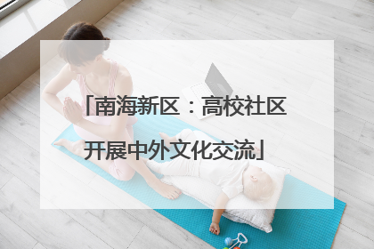 南海新区：高校社区开展中外文化交流