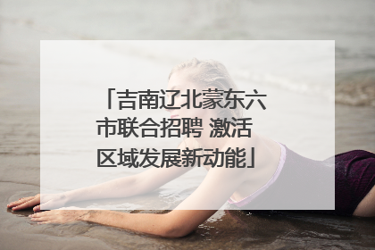 吉南辽北蒙东六市联合招聘 激活区域发展新动能