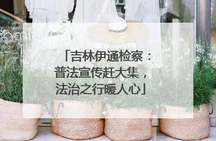 吉林伊通检察：普法宣传赶大集，法治之行暖人心
