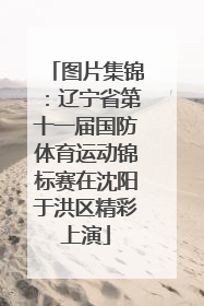 图片集锦：辽宁省第十一届国防体育运动锦标赛在沈阳于洪区精彩上演