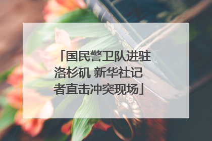 国民警卫队进驻洛杉矶 新华社记者直击冲突现场