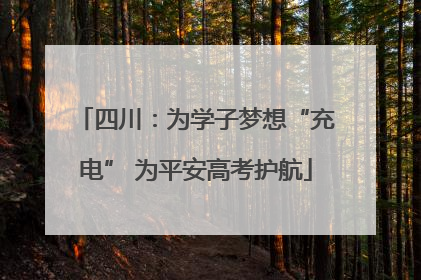 四川：为学子梦想“充电” 为平安高考护航