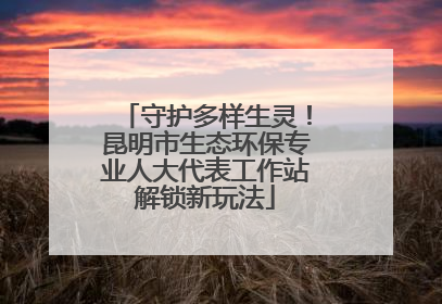 守护多样生灵！昆明市生态环保专业人大代表工作站解锁新玩法