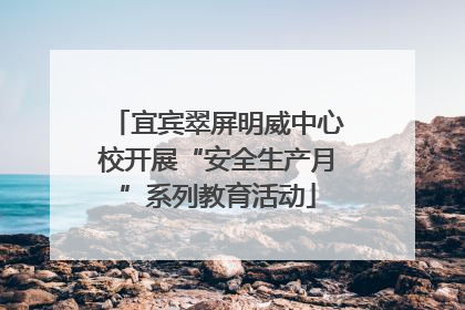 宜宾翠屏明威中心校开展“安全生产月”系列教育活动