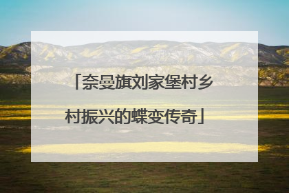 奈曼旗刘家堡村乡村振兴的蝶变传奇