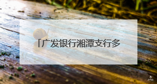 广发银行湘潭支行多措并举普及金融知识 守护市民“钱袋子”与“信用未来”