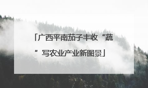 广西平南茄子丰收“蔬”写农业产业新图景
