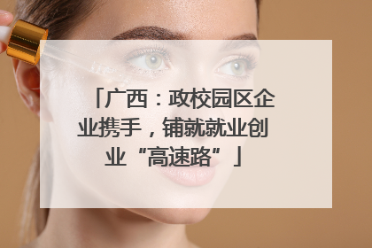 广西：政校园区企业携手，铺就就业创业“高速路”