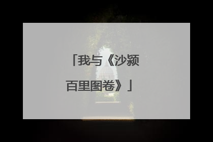 我与《沙颍百里图卷》