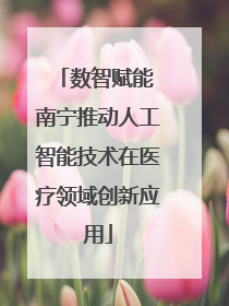 数智赋能 南宁推动人工智能技术在医疗领域创新应用