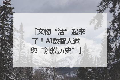 文物“活”起来了！AI数智人邀您“触摸历史”