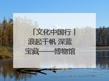 文化中国行丨浪起千帆 深蓝宝藏——博物馆里的海丝遗珍