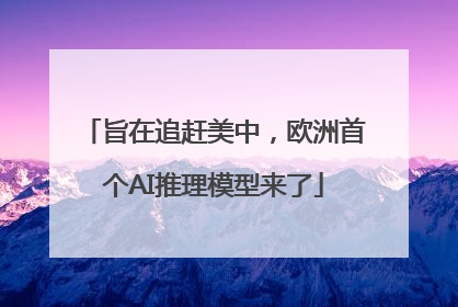 旨在追赶美中，欧洲首个AI推理模型来了