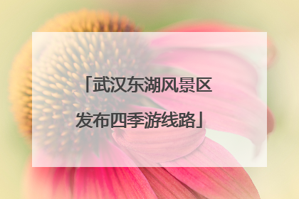 武汉东湖风景区发布四季游线路