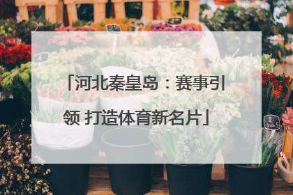 河北秦皇岛：赛事引领 打造体育新名片