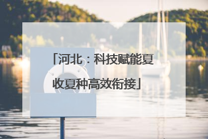 河北：科技赋能夏收夏种高效衔接