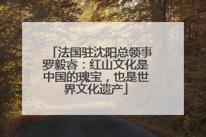 法国驻沈阳总领事罗毅睿：红山文化是中国的瑰宝，也是世界文化遗产