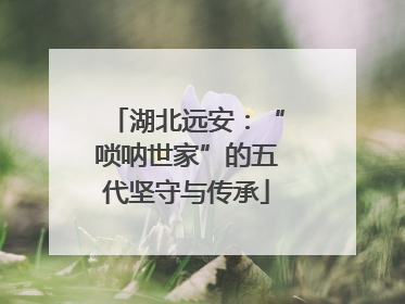 湖北远安：“唢呐世家”的五代坚守与传承
