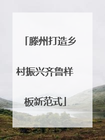 滕州打造乡村振兴齐鲁样板新范式