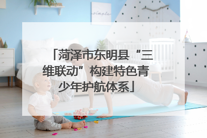 菏泽市东明县“三维联动”构建特色青少年护航体系