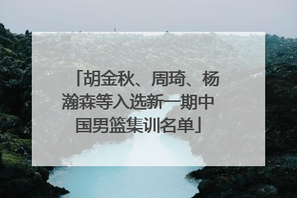 胡金秋、周琦、杨瀚森等入选新一期中国男篮集训名单