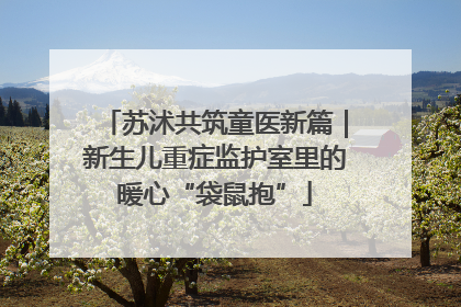 苏沭共筑童医新篇｜新生儿重症监护室里的暖心“袋鼠抱”