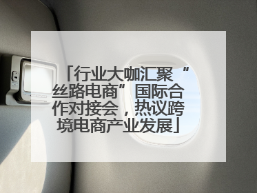 行业大咖汇聚“丝路电商”国际合作对接会，热议跨境电商产业发展