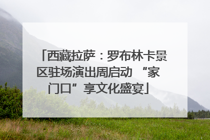 西藏拉萨：罗布林卡景区驻场演出周启动 “家门口”享文化盛宴